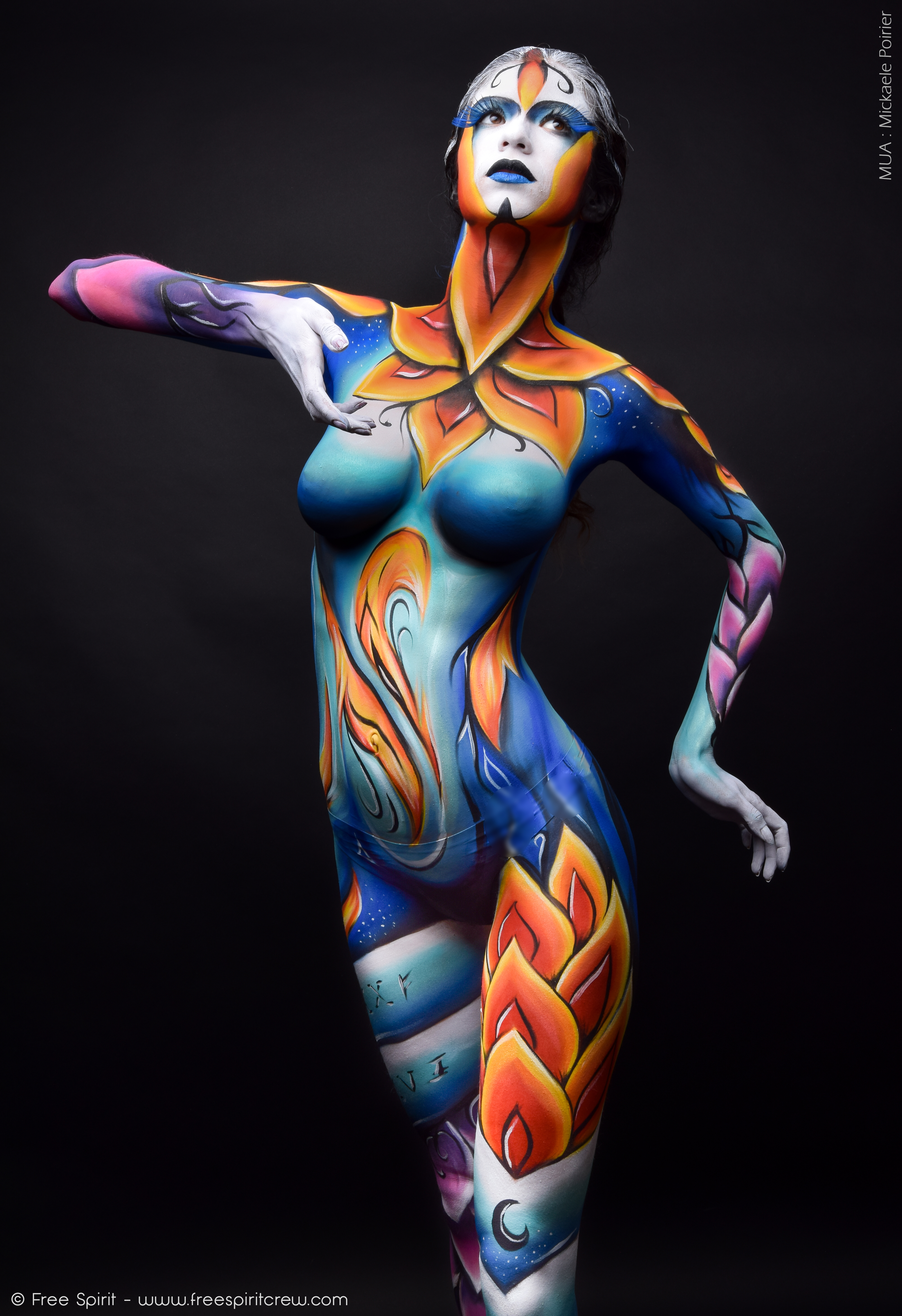 full body painting par le Free Spirit